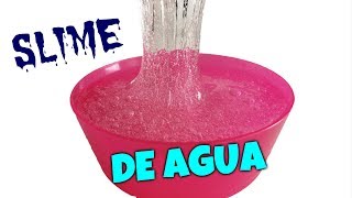 Haz SLIME DE AGUA Probando recetas de 💦Water Slime💦 [upl. by Esinet527]