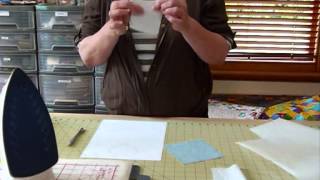 How to use paperbacked fusible web for applique  Quilting Tips amp Techniques 016 [upl. by Naux]