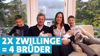 Doppeltes Zwillingsglück Die Familie aus Bad Ditzenbach bekommt erneut Zwillinge [upl. by Aremmat]