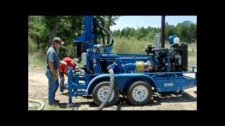 RockBuster R100 Portable Water Well Drilling Rig [upl. by Alaikim]