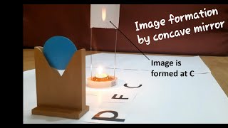 Image formation by concave mirror  By Vinod Avnish [upl. by Nerval]