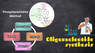 Chemical synthesis of oligonucleotidesPhosphoramidite Method [upl. by Neda289]