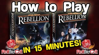 How to Play Star Wars Rebellion  Rise of the Empire Expansion [upl. by Cocks]