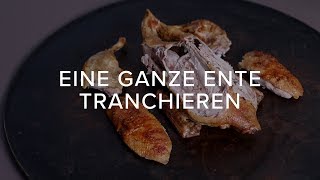 Eine ganze Ente tranchieren Schritt für Schritt [upl. by Clarisa]