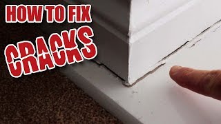 How to properly FILL CRACKS around Window Sills [upl. by Hecklau]