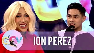 Ion Perez reveals that Vice Ganda is special to him  GGV [upl. by Suiluj]