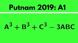 Putnam Exam  2019 A1 [upl. by Annig]