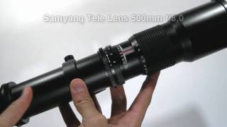 Samyang 500mm f80 Tele Lens [upl. by Kinchen]