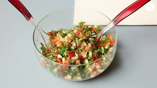 How to make Israeli salad [upl. by Lyudmila887]