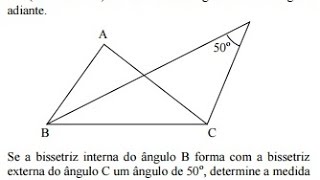 VUNESPSP Observe o triângulo ABC da figura abaixo [upl. by Aneloc]