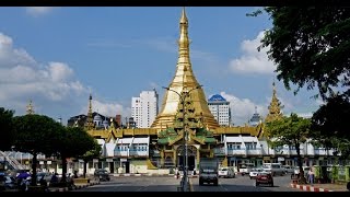 Walking in Yangon Myanmar [upl. by Anaylil578]