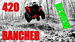 HONDA RANCHER 420 REVIEW [upl. by Murrell]