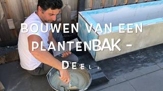 How to make and plaster your own flower box Part 2  Je eigen bloembak maken en stucen Deel 2 [upl. by O'Callaghan]