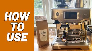 How to Use The Sage Barista Touch Coffee Machine amp 3 Top Tips [upl. by Eyahc]