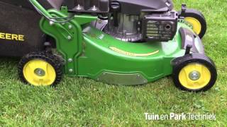 Loopmaaiertest Honda John Deere en Solo [upl. by Ardnoel]