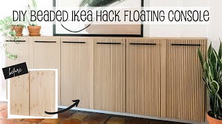 DIY IKEA Hack  Modern Floating Console [upl. by Jahdai]