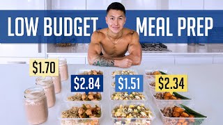 How To Build Muscle For 8Day HEALTHY MEAL PREP ON A BUDGET [upl. by Moor79]