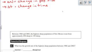 Population Growth Rate Calculation [upl. by Parsons]