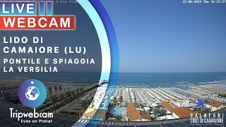 Lido di Camaiore Live cam  Riviera della Versilia [upl. by Grethel]