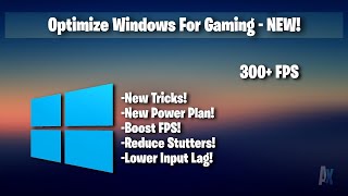 How To Optimise Windows For GAMING amp Performance [upl. by Ynatsyd]