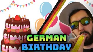 HAPPY BIRTHDAY IN GERMAN 🎂 Lyrics amp Pronunciation Guide [upl. by Anaeel]