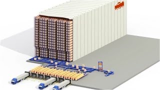 Magazzino automatico autoportante  Logistica automatizzata [upl. by Purdy]