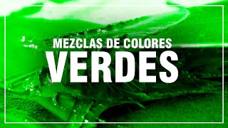 CÓMO HACER EL COLOR VERDE ✅ Mezclas de Colores Fácil 🎨 [upl. by Dranel]