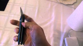 How to open and close a Kershaw Scallion knife [upl. by Eiznyl28]