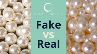 Fake Vs Real Pearls Easy 5 sec Test [upl. by Ecertak654]