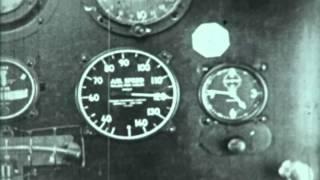 F0610 Charles Lindbergh Flight Newsreel Digitized Video [upl. by Okoyik]