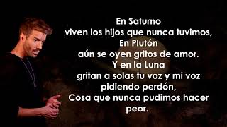 Pablo Alborán  Saturno LetraLyrics [upl. by Feil]