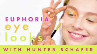 Tutorial Hunter Schafer Models 3 EuphoriaInspired Makeup Looks [upl. by Ulphia]