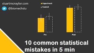 Ten Statistical Mistakes in 5 Min [upl. by Bogey]