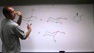 Cyclohexane Ring Systems  Cis or Trans Isomer 001 [upl. by Dlanigger]