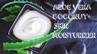 DIY 3Ingredient CoconutAloe Vera Skin Moisturizer [upl. by Charbonneau]