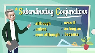 ESL  Subordinating Conjunctions [upl. by Yedarb]