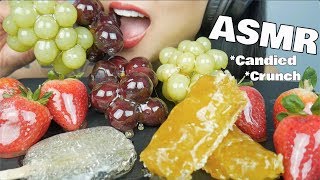 ASMR CANDIED FRUITS Tanghulu HONEYCOMB  ALOE VERA CRACKLING EATING SOUNDS No Talking  SASASMR [upl. by Naryt]