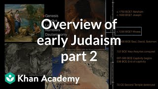 Overview of early Judaism part 2  World History  Khan Academy [upl. by Id]