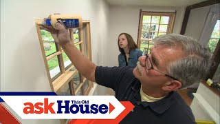 How to Install Interior Window Trim  Ask This Old House [upl. by Redmer]