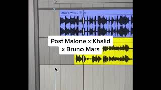 Post Malone x Khalid x Bruno Mars Carneyval Mashup [upl. by Four]