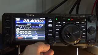 Speech Processor and Parametric Equalizer at the same time and settings from FT991A Yaesu manual [upl. by Nov401]