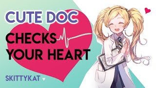 ASMR  Heart sounds amp Checkup from your Sweet Distractible Doctor 🩺 [upl. by Janey]