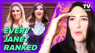 DArcy Carden Ranks Every Janet on The Good Place [upl. by Nosreg59]