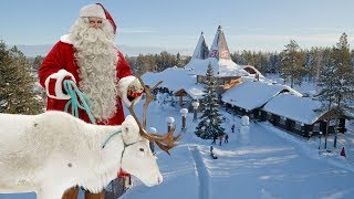 Aldeia do Papai Noel 🎅 Pai Natal na Lapônia Finlândia para as famílias Santa Claus Village Rovaniemi [upl. by Retsehc298]