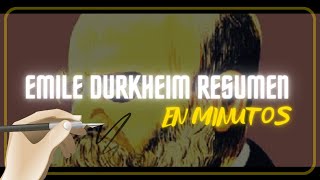 DURKHEIM RESUMEN en minutos [upl. by Holman798]