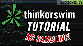 Getting Started on ThinkorSwim for Beginners [upl. by Nev433]