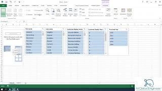 How to use Excel Slicer  Multiple columns [upl. by Alemak]