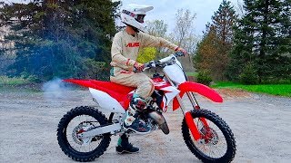 2019 CR125 2 STROKE FIRST RIDE [upl. by Lacombe278]