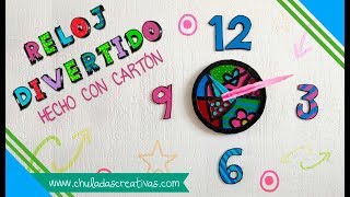 Reloj Fácil y Divertido ⏰ Chuladas Creativas Clock DIY Romero Brito [upl. by Iztim219]