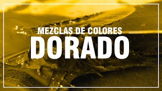 COMO HACER EL COLOR DORADO 🥇 Mezclas de Colores Paso a Paso [upl. by Mitinger156]